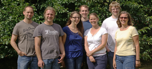 Gruppenfoto des Krüger-lab Teams